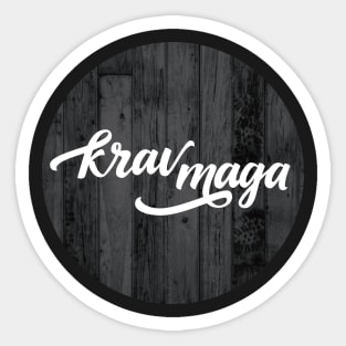 Krav Maga Script Sticker